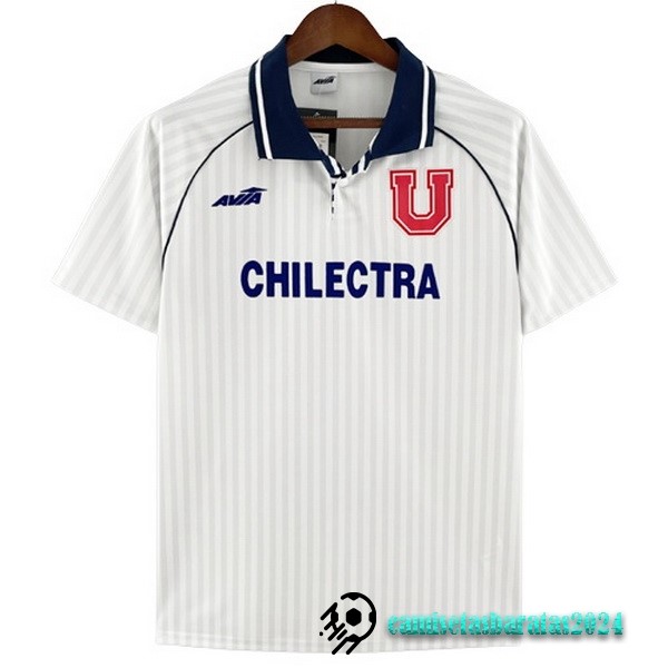 Replicas Segunda Camiseta Universidad De Chile Retro 1994 1995 Blanco