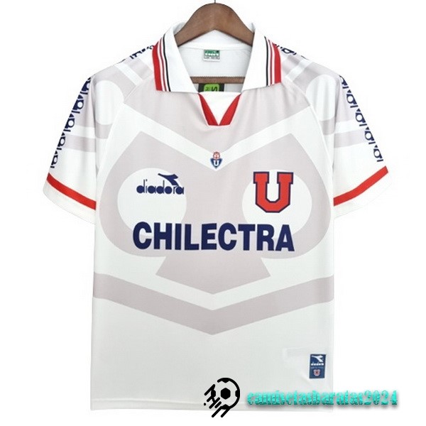 Replicas Segunda Camiseta Universidad De Chile Retro 1996 Blanco