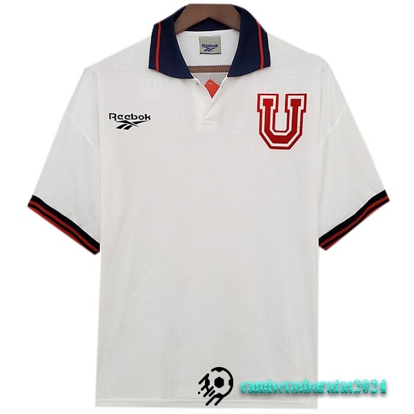 Replicas Segunda Camiseta Universidad De Chile Retro 1998 Blanco