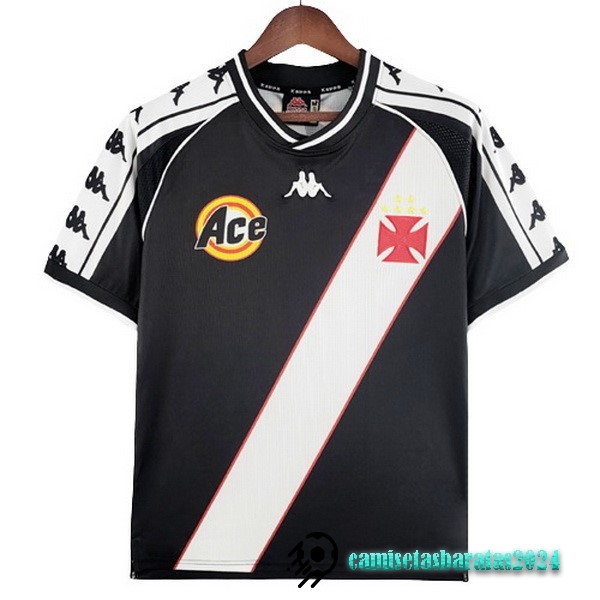 Replicas Segunda Camiseta Vasco da Gama Retro 1999 2000 Negro