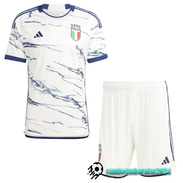 Replicas Segunda Conjunto De Hombre Italia 2023 Blanco