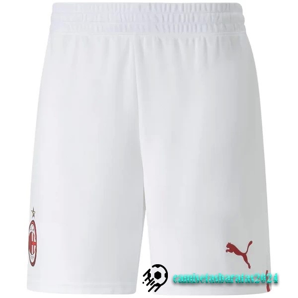 Replicas Segunda Pantalones AC Milan 2022 2023 Blanco