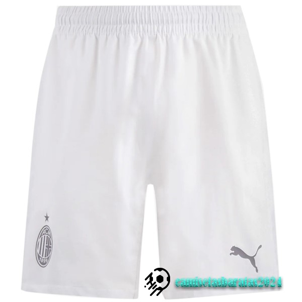 Replicas Segunda Pantalones AC Milan 2023 2024 Blanco