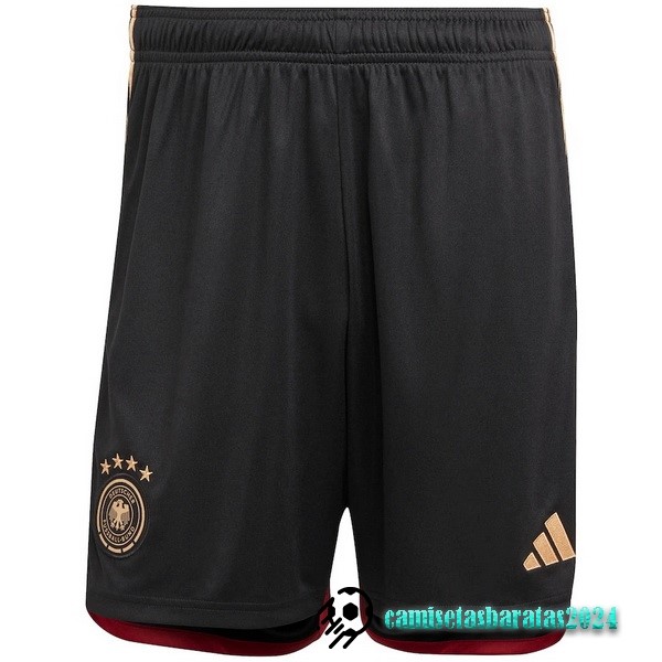 Replicas Segunda Pantalones Alemania 2022 Negro