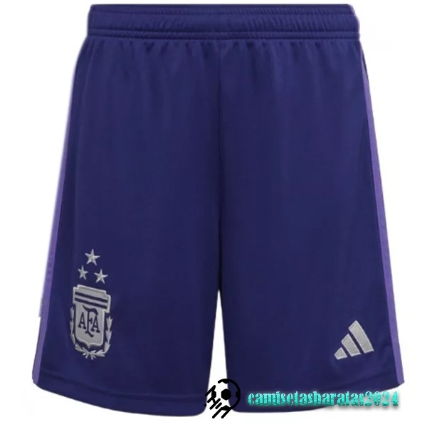 Replicas Segunda Pantalones Argentina 3 Stars 2022 Purpura