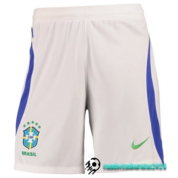 Replicas Segunda Pantalones Brasil 2022 Blanco