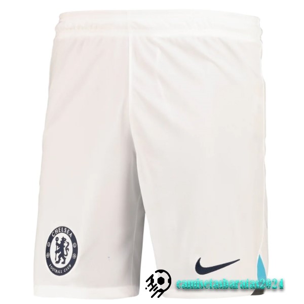 Replicas Segunda Pantalones Chelsea 2022 2023 Blanco
