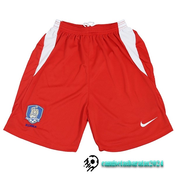 Replicas Segunda Pantalones Corea Retro 2004 2006 Rojo