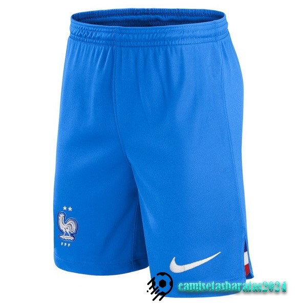 Replicas Segunda Pantalones Francia 2022 Azul