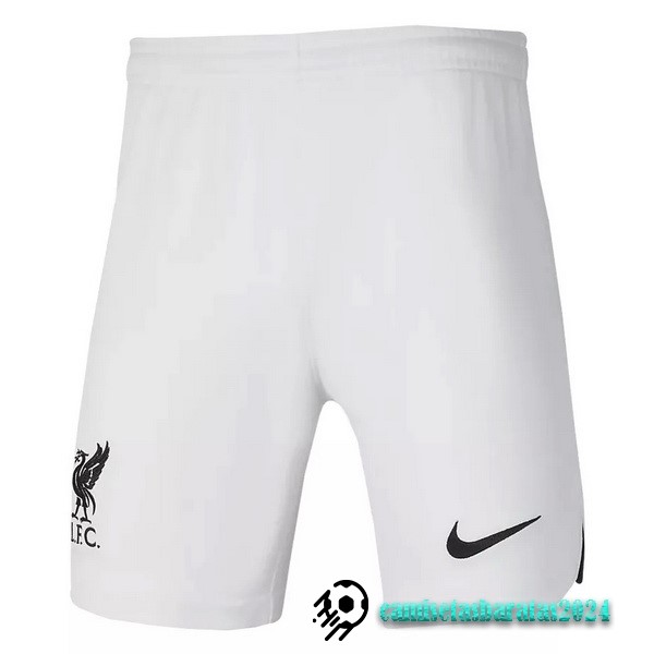 Replicas Segunda Pantalones Liverpool 2022 2023 Blanco