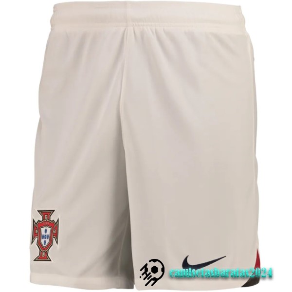 Replicas Segunda Pantalones Portugal 2022 Blanco