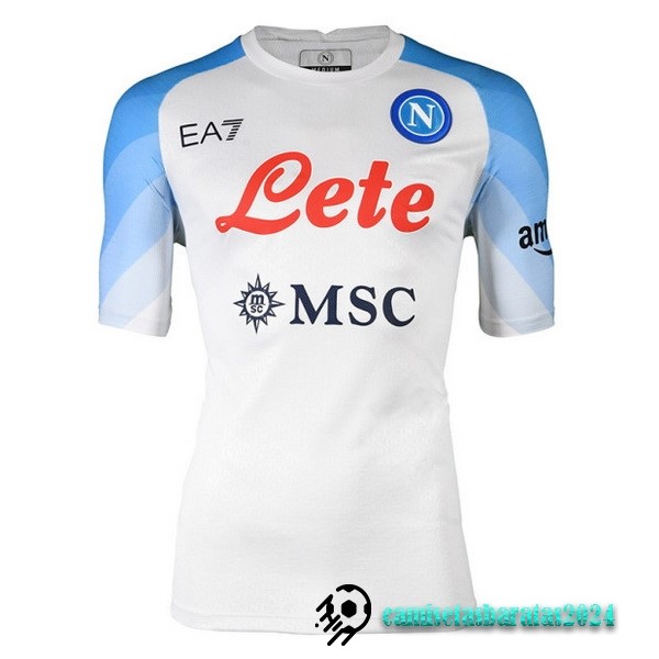 Replicas Segunda Tailandia Camiseta Napoli 2022 2023 Blanco