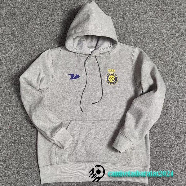 Replicas Sudaderas Con Capucha Al Nassr 2022 2023 Gris