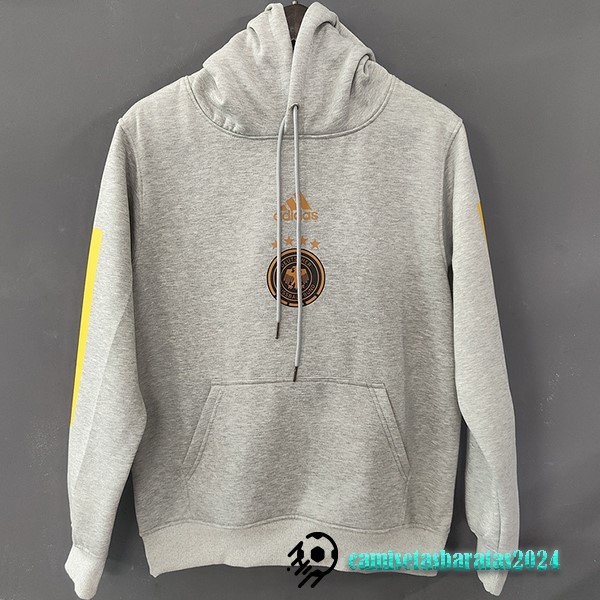 Replicas Sudaderas Con Capucha Alemania 2022 Gris