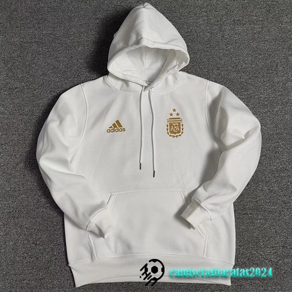 Replicas Sudaderas Con Capucha Argentina 2023 Blanco