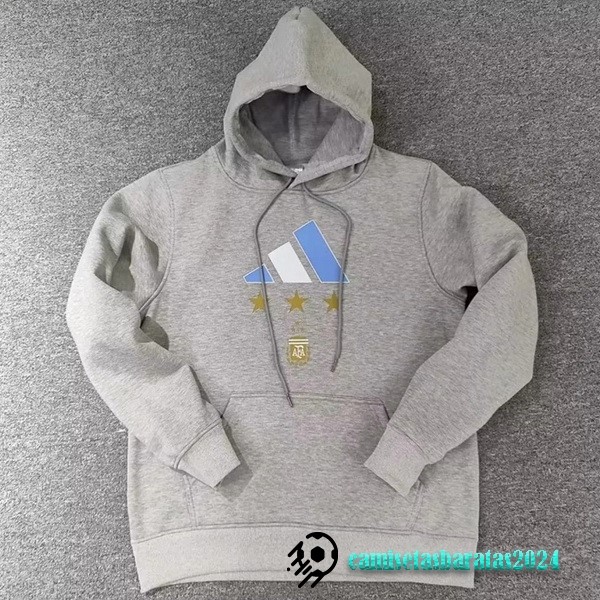 Replicas Sudaderas Con Capucha Argentina 2023 I Gris