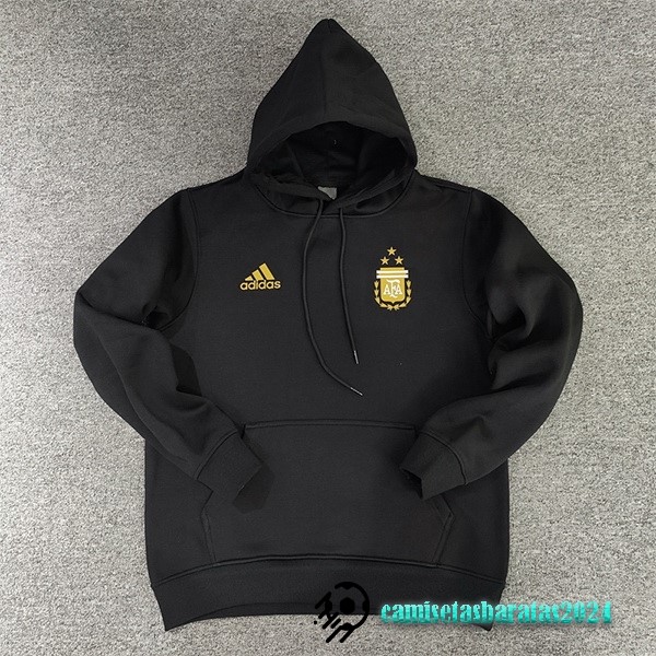 Replicas Sudaderas Con Capucha Argentina 2023 Negro