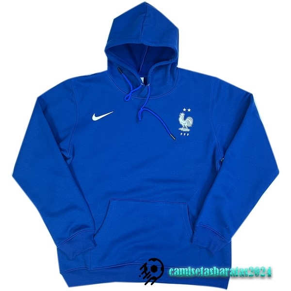 Replicas Sudaderas Con Capucha Francia 2022 I Azul