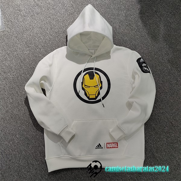 Replicas Sudaderas Con Capucha Real Madrid 2022 2023 Blanco