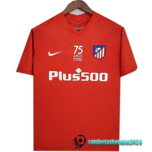 Replicas Tailandia Camiseta Atlético Madrid 75th Rojo