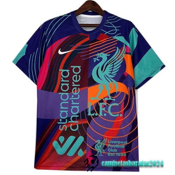 Replicas Tailandia Camiseta Especial Liverpool 2023 2024 Azul