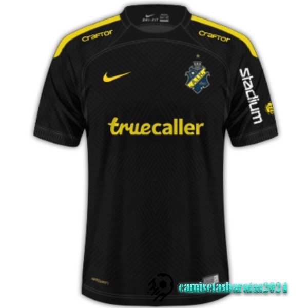 Replicas Tailandia Casa Camiseta AIK Stockholm 2023 2024 Negro