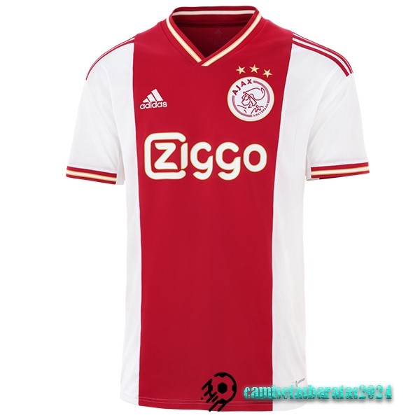 Replicas Tailandia Casa Camiseta Ajax 2022 2023 Rojo Blanco