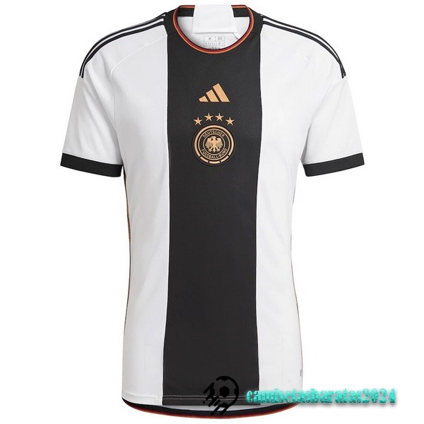 Replicas Tailandia Casa Camiseta Alemania 2022 Blanco