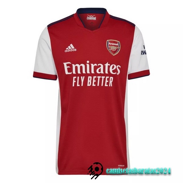 Replicas Tailandia Casa Camiseta Arsenal 2021 2022 Rojo