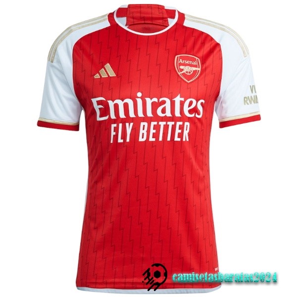 Replicas Tailandia Casa Camiseta Arsenal 2023 2024 Rojo
