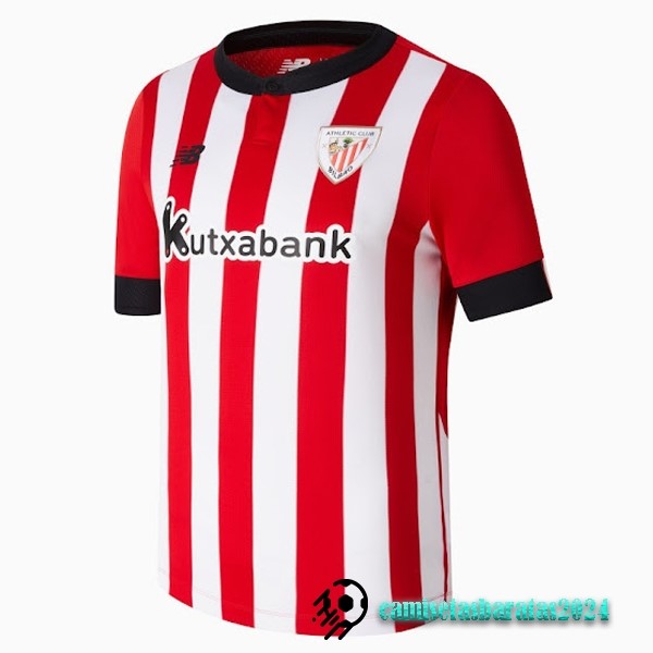 Replicas Tailandia Casa Camiseta Athletic Bilbao 2022 2023 Rojo Blanco