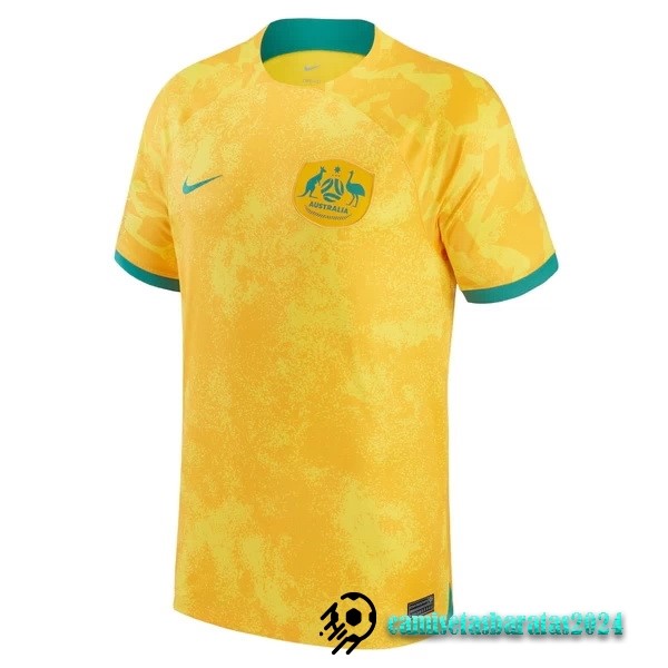 Replicas Tailandia Casa Camiseta Australia 2022 Amarillo