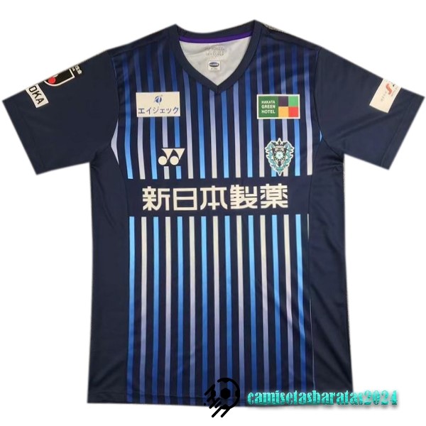 Replicas Tailandia Casa Camiseta Avispa Fukuoka 2023 2024 Azul Marino