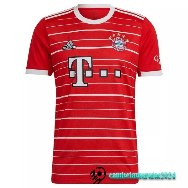 Replicas Tailandia Casa Camiseta Bayern Múnich 2022 2023 Rojo