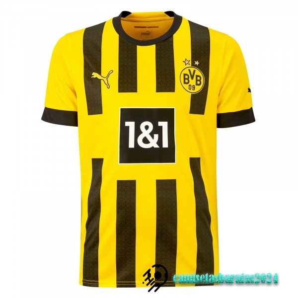 Replicas Tailandia Casa Camiseta Borussia Dortmund 2022 2023 Amarillo