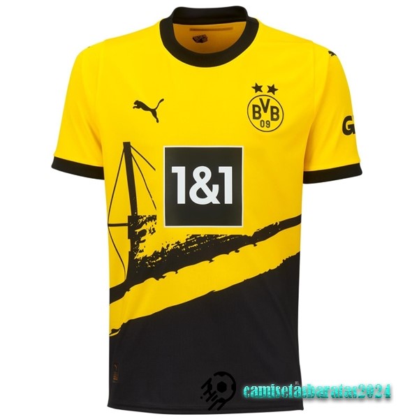 Replicas Tailandia Casa Camiseta Borussia Dortmund 2023 2024 Amarillo