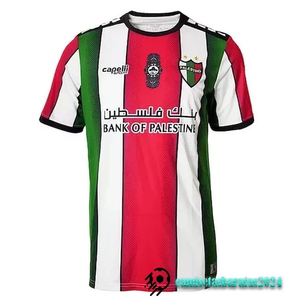 Replicas Tailandia Casa Camiseta CD Palestino 2022 2023 Blanco