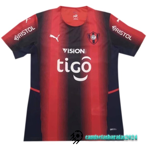 Replicas Tailandia Casa Camiseta Cerro Porteño 2022 2023 Rojo