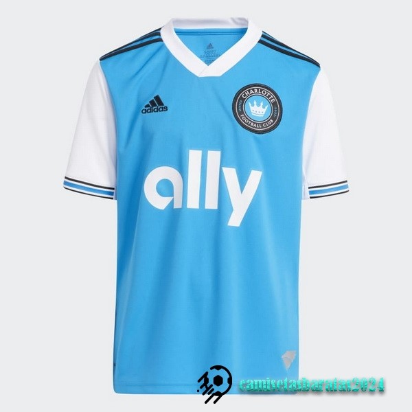 Replicas Tailandia Casa Camiseta Charlotte 2022 2023 Azul