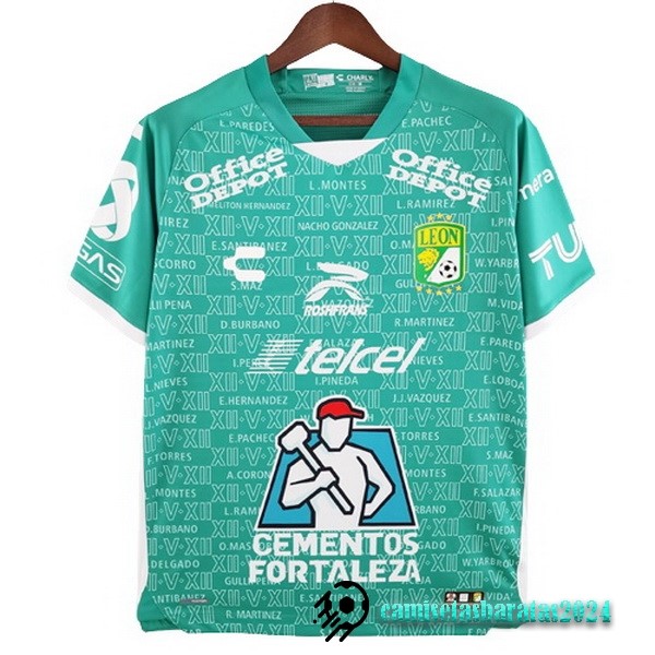 Replicas Tailandia Casa Camiseta Club León 2022 2023 Verde
