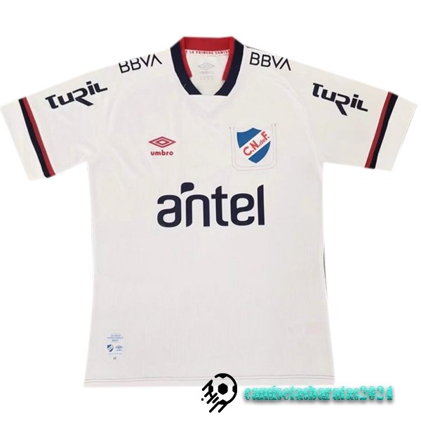 Replicas Tailandia Casa Camiseta Club Nacional de Football 2022 2023 Blanco