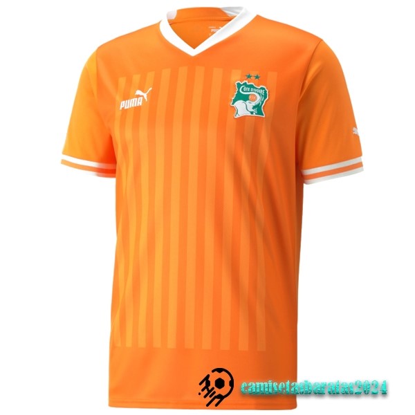 Replicas Tailandia Casa Camiseta Costa De Marfil 2022 Naranja