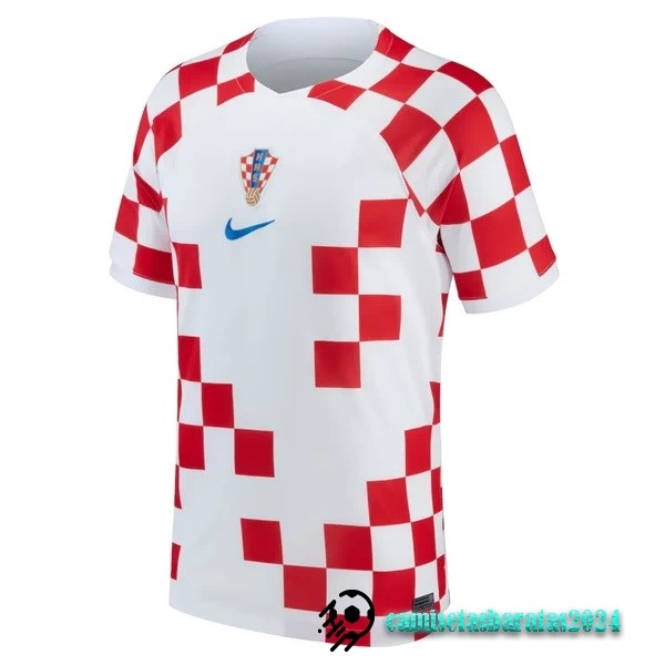 Replicas Tailandia Casa Camiseta Croacia 2022 Rojo