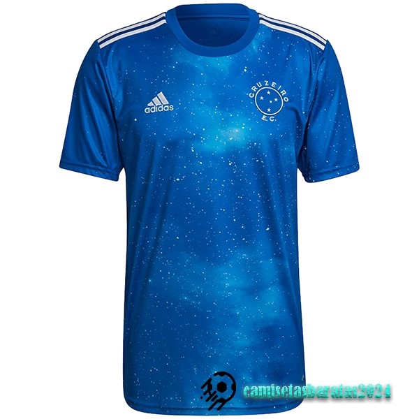 Replicas Tailandia Casa Camiseta Cruzeiro EC 2022 2023 Azul
