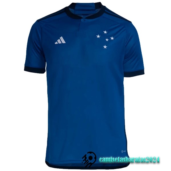 Replicas Tailandia Casa Camiseta Cruzeiro EC 2023 2024 Azul