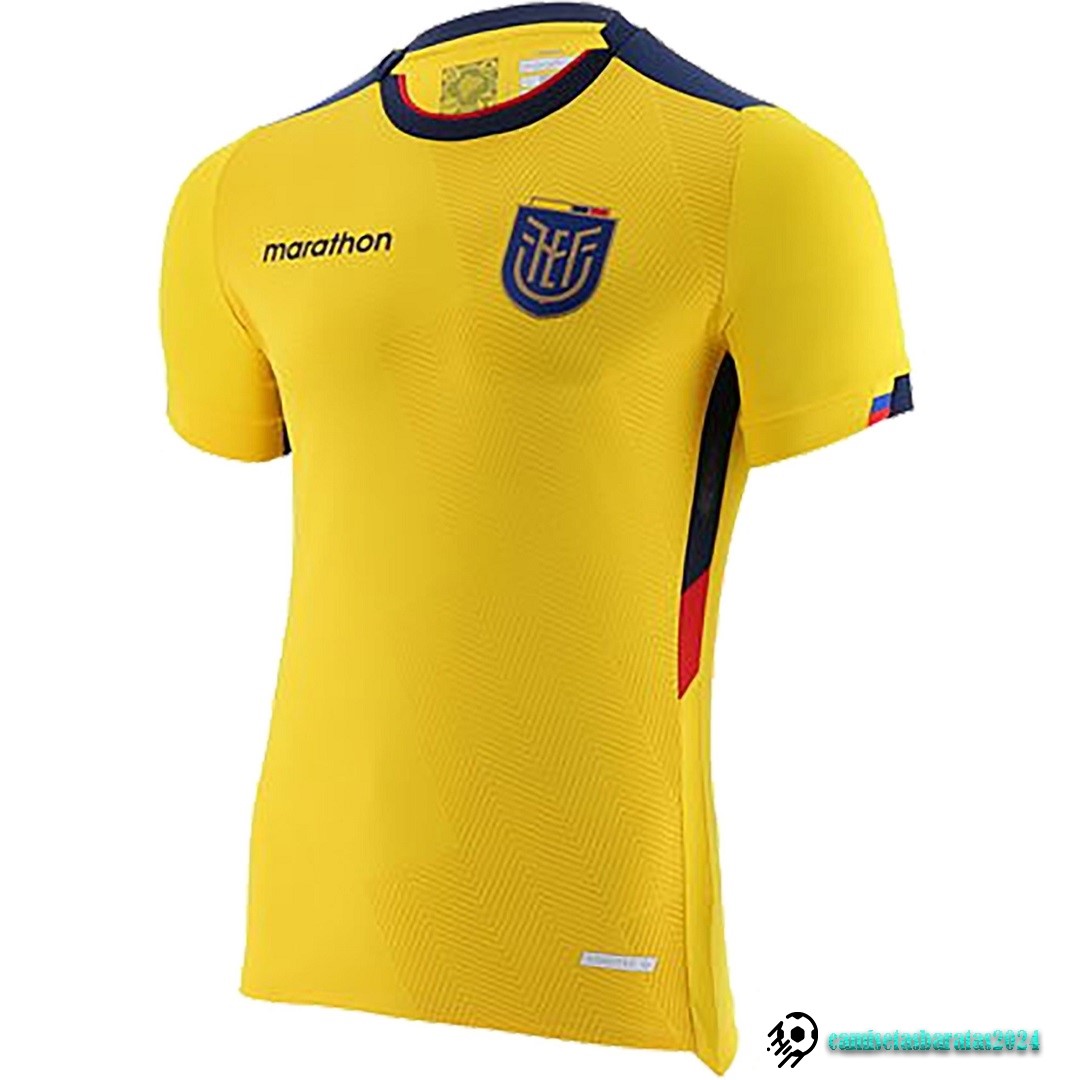 Replicas Tailandia Casa Camiseta Ecuador 2022 Amarillo