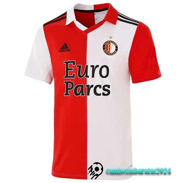 Replicas Tailandia Casa Camiseta Feyenoord Rotterdam 2022 2023 Rojo