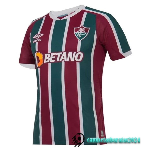 Replicas Tailandia Casa Camiseta Fluminense 2022 2023 Rojo Verde