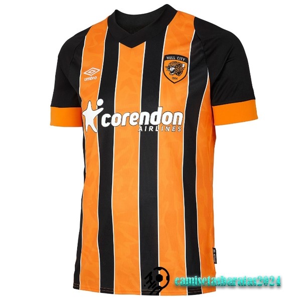 Replicas Tailandia Casa Camiseta Hull City 2022 2023 Amarillo