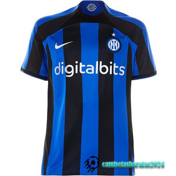 Replicas Tailandia Casa Camiseta Inter Milán 2022 2023 Azul